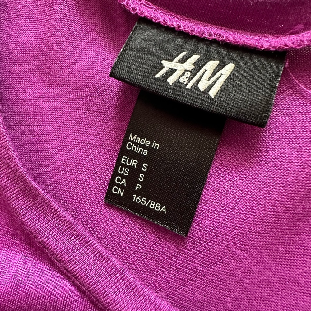 H&M Purple Ruffle Tank - Small - Picture 3 of 6